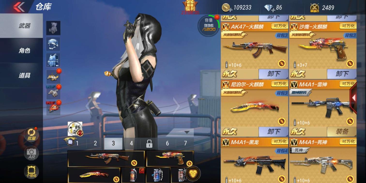 六王者 影至尊套 毁灭套 火麒麟套 黑武士手雷套
