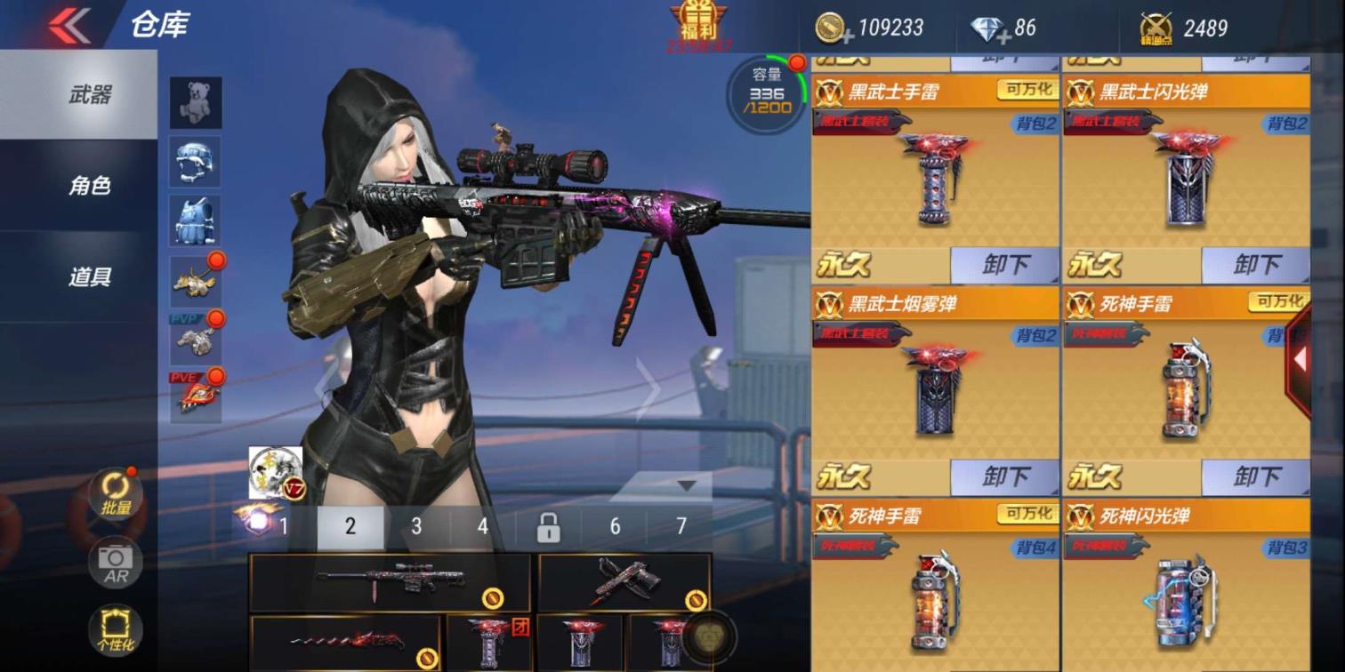 六王者 影至尊套 毁灭套 火麒麟套 黑武士手雷套