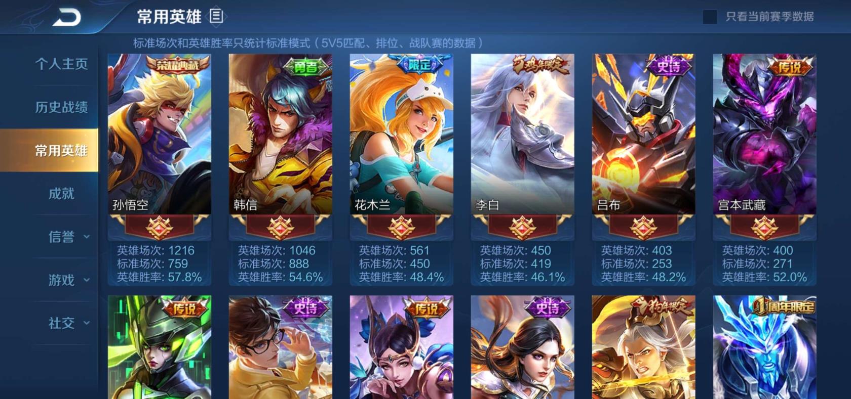 游戏租号平台 238皮虎魄❤️猴子全皮❤️幽冥火凤求凰武则天海洋之