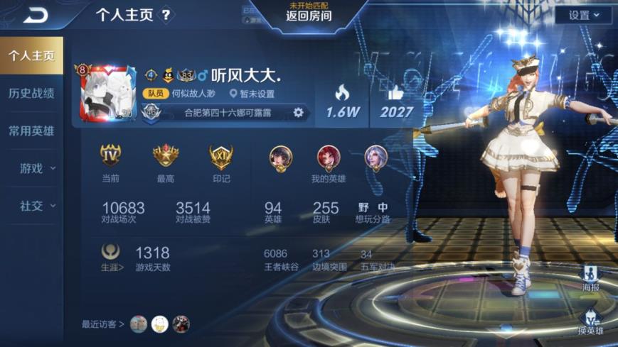 去哪里租号比较好 巅峰王者3⃣️1⃣️0⃣️满皮肤 星元 典藏 玩趣恶