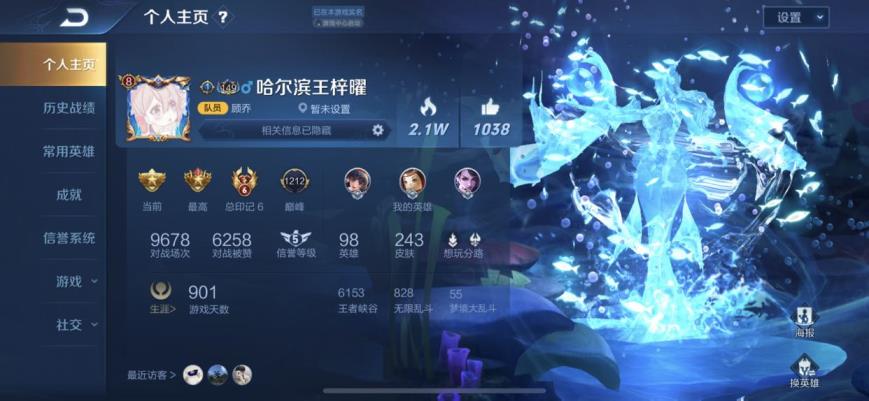 牛牛乐流租号 249P 六荣耀水晶 金婵子 ，全息碎影 白虎志 冰
