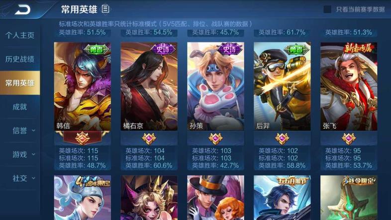 租yy号  110皮 25套铭文❤️新云鹰飞将 一念神魔 神威