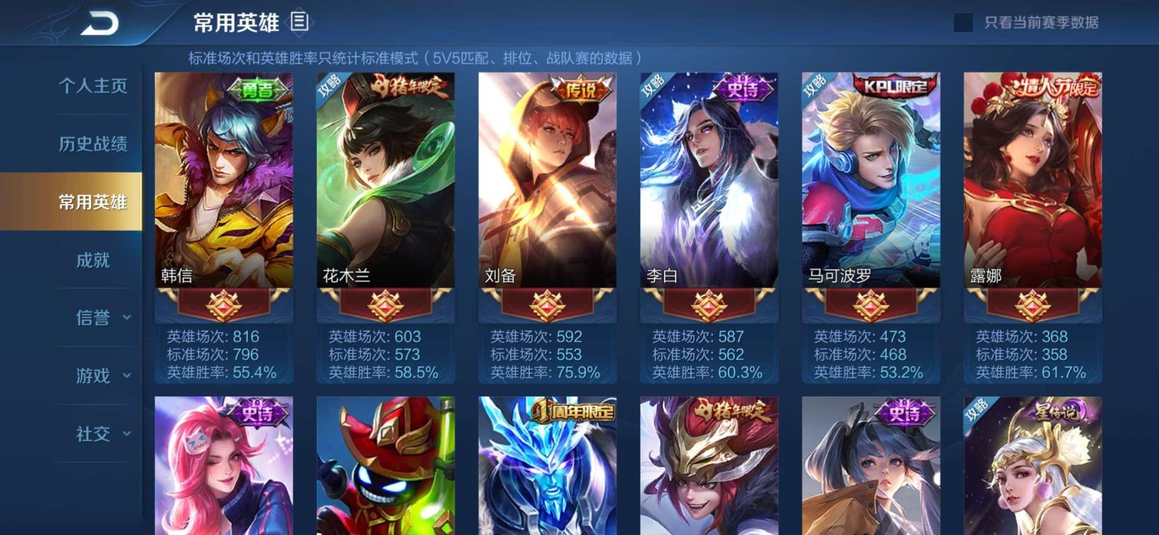 美食大战老鼠租号平台 云鹰飞将神魔神威极品号273皮肤四星双水晶星空❤️天